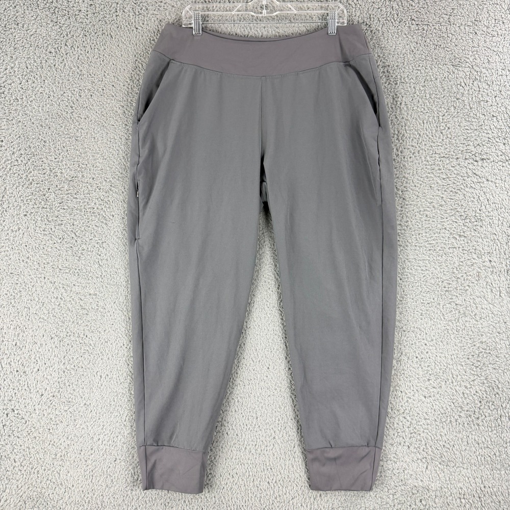 Patagonia Happy Hike Studio Pant Women XL Gray Stretch Jogger Hiking Lightweight
